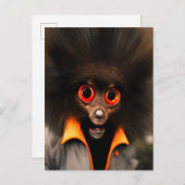 Carte Postale Weird Furry Creature (Devant / Derrière)