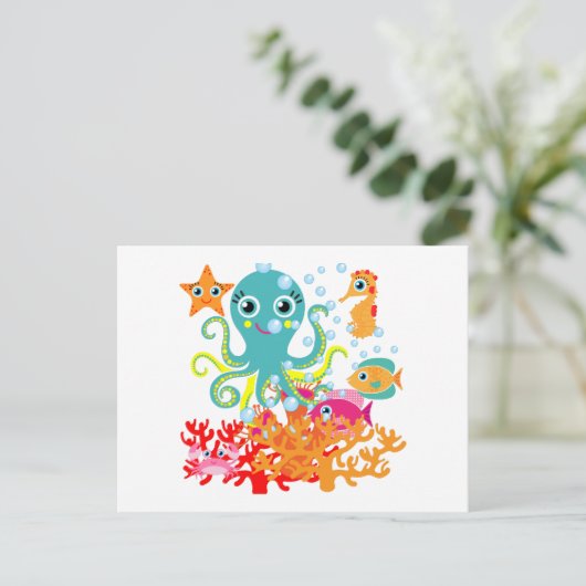 Carte Postale Welcome (Debout devant)