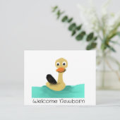 Carte Postale Welcome Newborn (Debout devant)