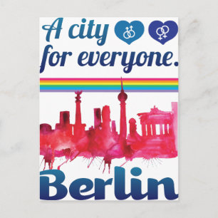 Carte Postale Wellcoda Berlin pour tous aimer ville