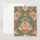 Carte Postale Wellness mandalas boho (Devant / Derrière)