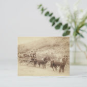 Carte postale Wells Fargo Express (Debout devant)