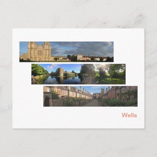 Carte Postale Wells Panoramas (Devant)