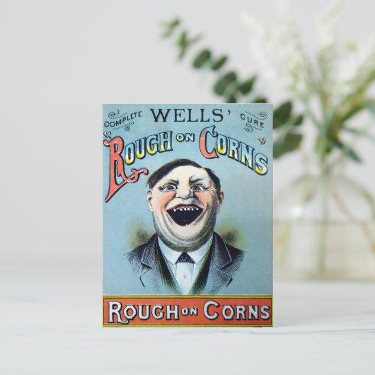 Carte Postale Wells Rough sur Corns Publicité (Debout devant)