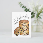 Carte Postale Welsh Cakes Welshcakes UK British Bakery Café Food (Debout devant)