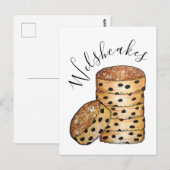 Carte Postale Welsh Cakes Welshcakes UK British Bakery Café Food (Devant / Derrière)