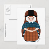 Carte postale Welsh Matryoshka (Devant / Derrière)