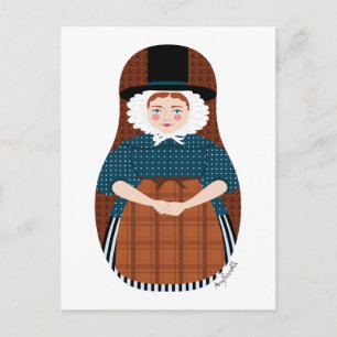 Carte postale Welsh Matryoshka