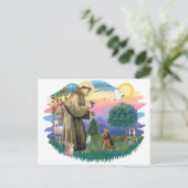 Carte Postale Welsh Terrier (Debout devant)