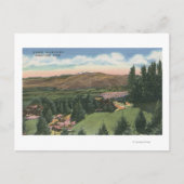 Carte Postale Wenatchee, Washington Vue sur les jardins omme # 2 (Devant)