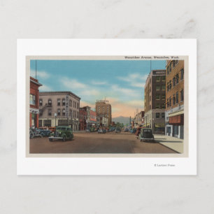 Carte Postale Wenatchee, WAView de Wenatchee Ave.