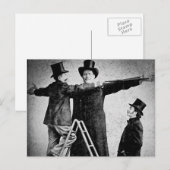 Carte Postale Wendt Cabinet Card Giant Circus Freak Sideshow (Devant / Derrière)