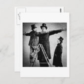 Carte Postale Wendt Cabinet Card Giant Circus Freak Sideshow (Devant / Derrière)