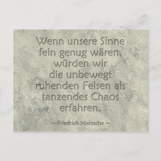 Carte Postale Wenn unsere Sinne