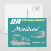 Carte Postale Werbung DDR Reichsbahn (Devant / Derrière)