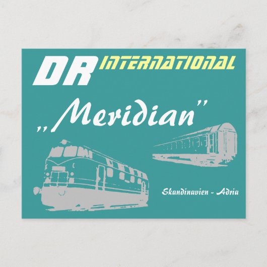 Carte Postale Werbung DDR Reichsbahn (Devant)