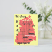 Carte Postale Werbung Modellspielwaren DDR. (Debout devant)