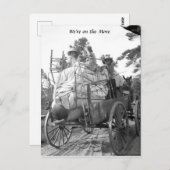 Carte postale We're on the Move (Devant / Derrière)