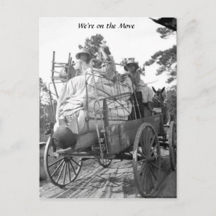 Carte postale We're on the Move