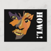 Carte Postale Werewolf classique, Invitation de la fête d'Hallow (Devant)