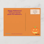 Carte postale Werewolf Halloween (Dos)