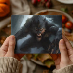 Carte Postale Werewolf Lycan<br><div class="desc">Cette conception peut être personnalisée en choisissant l'option personnaliser supplémentaire pour ajouter du texte. Contactez-moi à l'adresse colorflowcreations@gmail.com si vous souhaitez que ce design soit disponible sur un autre produit. Voir d'autres de mes créations ou suivez-moi à www.facebook.com/colorflowcreations,  www.instagram.com/colorflowcreations,  www.twitter.com/colorflowart et www.pinterest.com/colorflowcreations.</div>