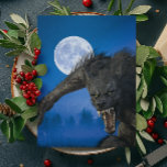 Carte Postale Werewolf Moon Lycanthrope halloween<br><div class="desc">Cette conception peut être personnalisée en choisissant l'option personnaliser supplémentaire pour ajouter du texte. Contactez-moi à l'adresse colorflowcreations@gmail.com si vous souhaitez que ce design soit disponible sur un autre produit. Achetez ma peinture acrylique abstraite originale à vendre à www.etsy.com/shop/colorflowart. Voir d'autres de mes créations ou suivez-moi à www.facebook.com/colorflowcreations, www.instagram.com/colorflowcreations, www.twitter.com/colorflowart...</div>