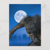 Carte Postale Werewolf Moon Lycanthrope halloween (Devant)