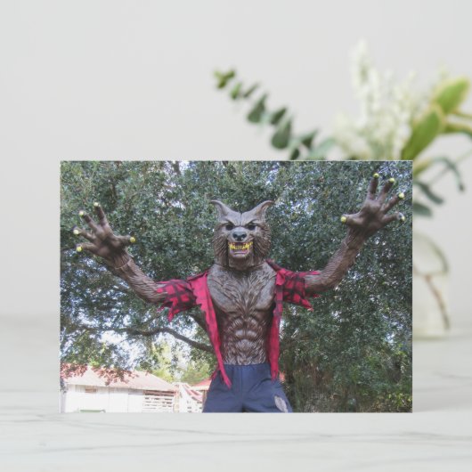 Carte postale Werewolf / Wolf Man (Debout devant)