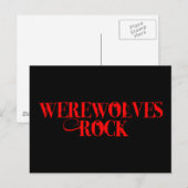 Carte Postale Werewolves Rock (Devant / Derrière)