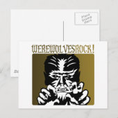 Carte Postale Werewolves Rock ! #2 (Devant / Derrière)