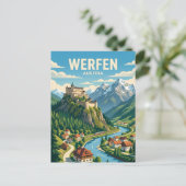 Carte Postale Werfen Autriche (Debout devant)