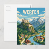 Carte Postale Werfen Autriche (Devant / Derrière)