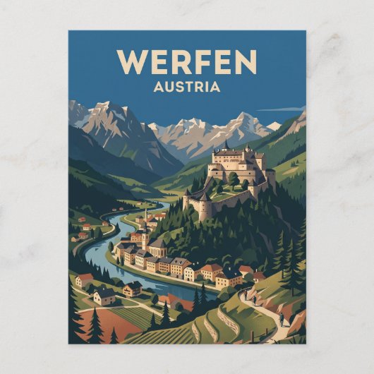 Carte Postale Werfen, Autriche Autriche (Devant)