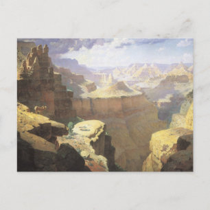 Carte Postale West Art d'Amérique vintage, Grand Canyon par Leig