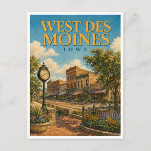 Carte Postale West Des Moines Iowa Valley Junction GeoSaga