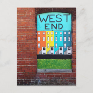 Carte Postale west end city wall art