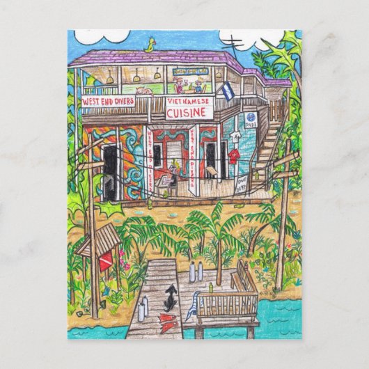 Carte postale West End Divers (Devant)