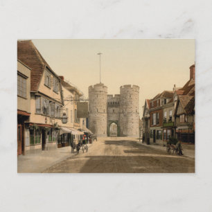 Carte Postale West Gate, Canterbury, Kent, Angleterre
