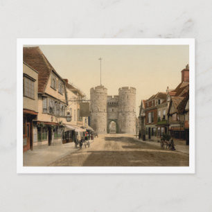 Carte Postale West Gate, Canterbury, Kent, Angleterre