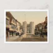 Carte Postale West Gate, Canterbury, Kent, Angleterre (Devant)