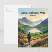 Carte Postale West Highland Way Écosse (Devant / Derrière)