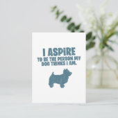 Carte Postale West Highland White Terrier (Debout devant)