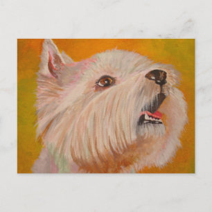 Carte Postale West Highland White Terrier Portrait
