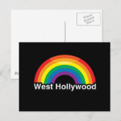 CARTE POSTALE WEST HOLLYWOOD (Devant / Derrière)