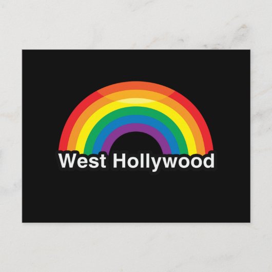 CARTE POSTALE WEST HOLLYWOOD (Devant)
