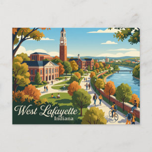 Carte Postale West Lafayette Indiana