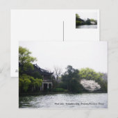 Carte Postale West Lake, Hangzhou, Zhejiang, Chine (Devant / Derrière)