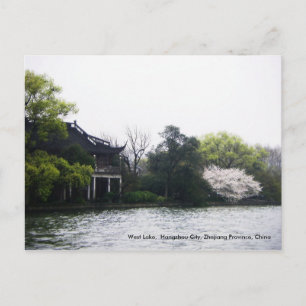 Carte Postale West Lake, Hangzhou, Zhejiang, Chine