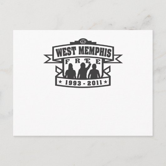 Carte Postale West Memphis Three (Devant)